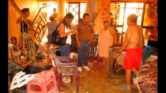 Tumbes: 20 familias lo pierden todo por el colapso de una red de agua 