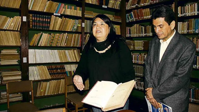 biblioteca. Los libros de Basadre fueron llevados al Centro Cultural J. B.