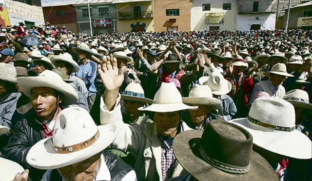 Desencuentro por dinero entre minera Hudbay y población de Chamaca