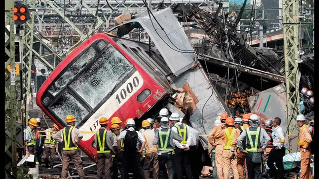 El accidente paralizó los alrededores de Yokohama, ubicada al sur de Tokio. Foto: EFE