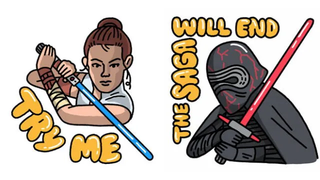 Nuevos stickers inspirados en Facebook Messenger.