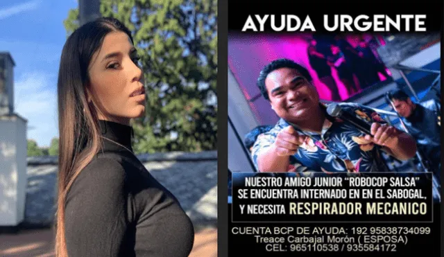 Yahaira Plasencia pide ayuda para salvar la vida de su amigo Junior Antonio, Robocop salsa