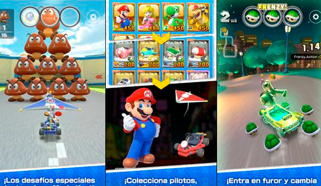 Asegúrate la descarga gratuita e inmediata de Mario Kart Tour registrándote en Google Play y el App Store.