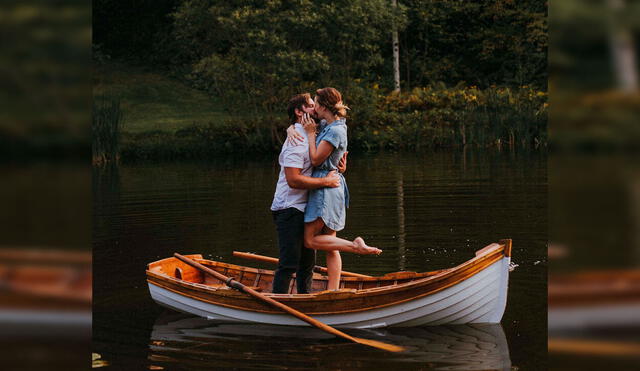 Desliza las imágenes hacia la izquierda para apreciar la amorosa sesión fotografía que tuvo una pareja. Foto: Hannah Sever Photography.