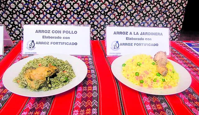 Programa mundial calcula que arroz fortificado puede reducir anemia en el Perú