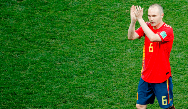 Iniesta publicó emotiva carta donde se despide de la selección española
