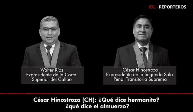 Nuevos audios: Walter Ríos da cuentas a César Hinostroza por designación de juez