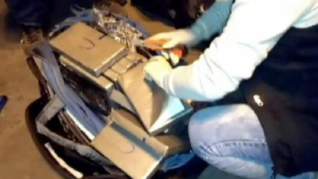 Callao: capturan a inglés con 30 kilos de cocaína camuflada en un maletín