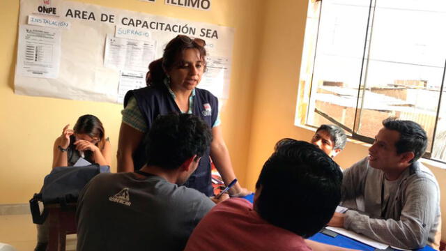 Chiclayo: solo el 15% de miembros de mesa recogieron sus credenciales 