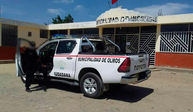 Contraloría realizó visita a instalaciones del área de Seguridad ciudadana de Olmos. Foto: