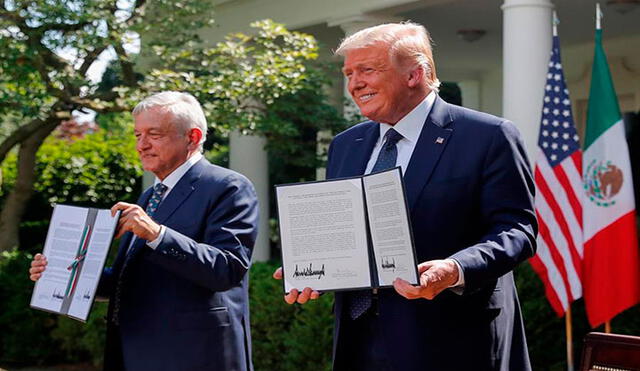 Los dignatarios de México y Estados Unidos firmaron una serie de acuerdos bilaterales. Foto: EFE