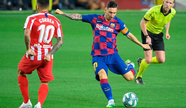 Barcelona visita la casa del Atlético Madrid por la fecha 10 de LaLiga Santander. Foto: AFP.