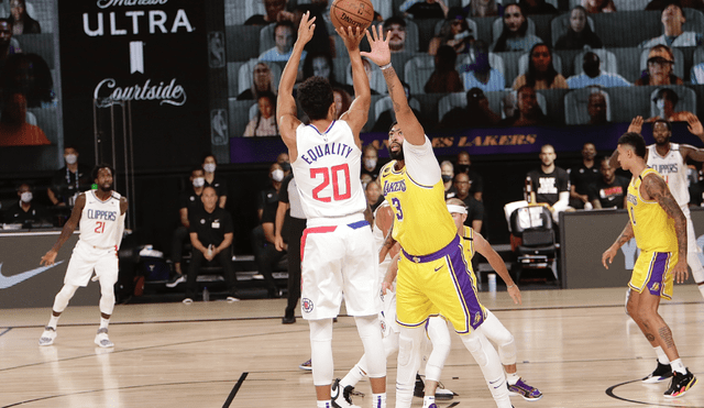 Lakers vs. Clippers por la NBA. (Créditos: AFP)