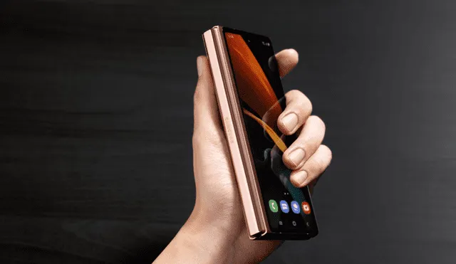 Diferencia entre el Galaxy Z Fold 2 y su predecesor. Foto: Samsung.