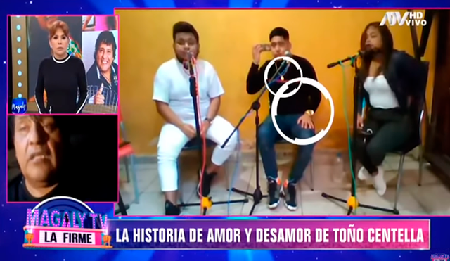 Toño Centella denunció que su aún esposa le habría sustraído objetos personales para regalárselos a su nueva pareja. (Captura: Magaly Tv, La Firme)