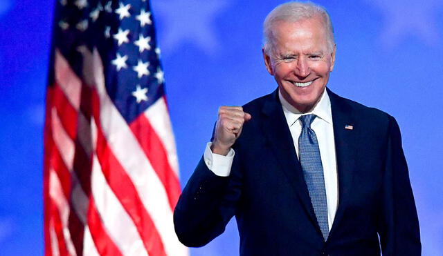 El demócrata Joe Biden prometió el jueves 7 de noviembre ser “el presidente de todos los estadounidenses”. Foto: AFP