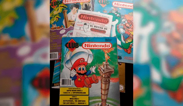 Revista Club Nintendo creada por Gus Rodríguez y Pepe Sierra en 1991. Foto: Códigoespaguetti