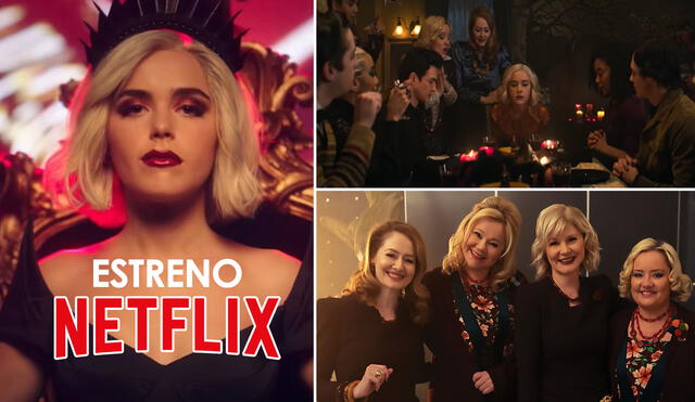 El mundo oculto de Sabrina estrena su última temporada este 31 de diciembre de 2020.Foto: composición/Netflix