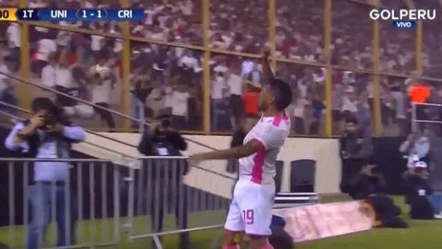 Universitario vs Sporting Cristal: Alberto Quintero igualó el marcador para los cremas [VIDEO]