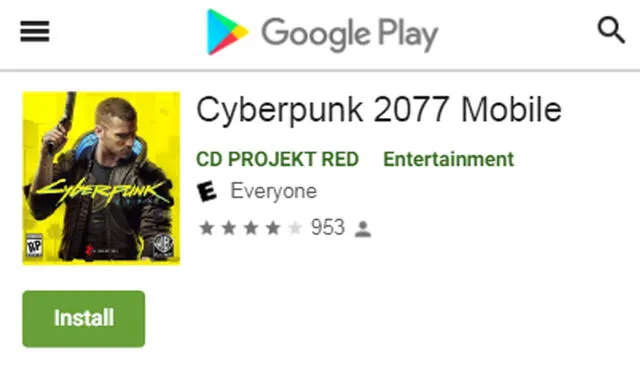 No existe una versión de Cyberpunk 2077 para Android. Foto: Kaspersky
