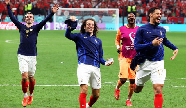 Francia jugará su cuarta final de un Mundial, la segunda de forma consecutiva. Foto: EFE