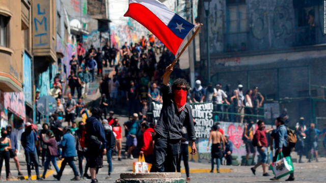 Protestas en Chile por constante incremento del costo de vida