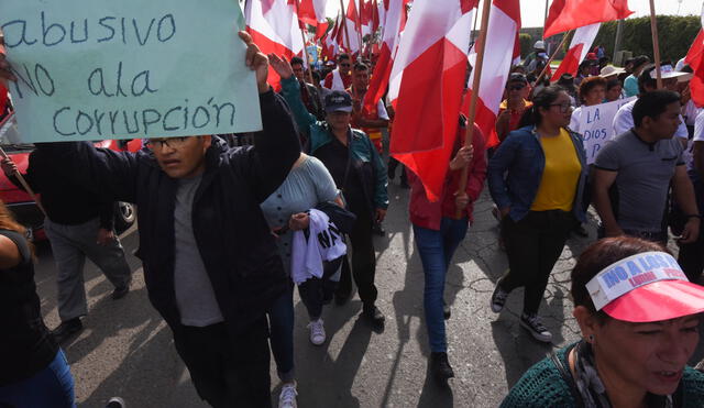 Marcha de pobladores de  Lurín contra el cobro de peajes en la zona [FOTOS]