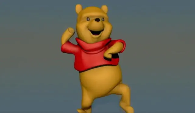 Twitter: el peculiar baile de ‘Winnie the Pooh’ que sorprendió a miles | VIDEO