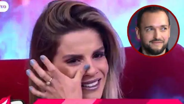 Alejandra Baigorria se emociona hasta las lágrimas al ver a su novio en TV [VIDEO]