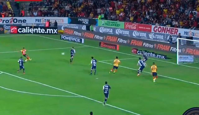 Morelia vs Monterrey: majestuosa definición de Gastón Lezcano para el 2-1 [VIDEO]