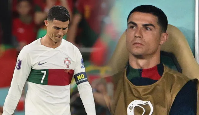 El delantero portugués fue suplente en el partido ante Marruecos. Foto: composición LR/AFP