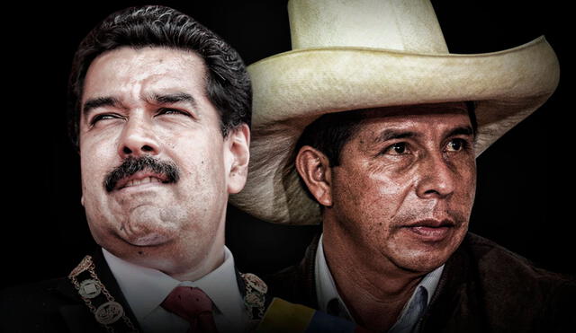 Nicolás Maduro y Pedro Castillo abordaron la situación de la población migrante venezolana en Perú. Foto: composición de Gerson Cardoso/ La República