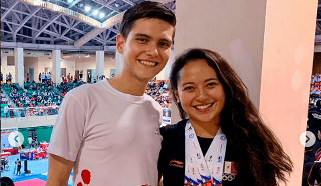 Hugo del Castillo ganador de la medalla de plata en Lima y Zulema Ibañez ganadora de la presea de oro en Lima 2019.