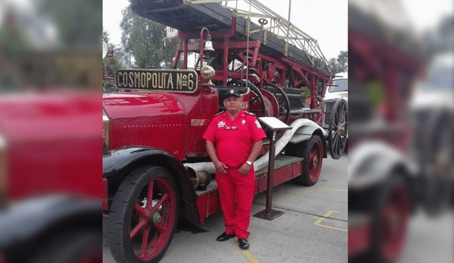 Brigadier José Hidalgo Pinedo, de la compañía de bomberos de Iquitos.