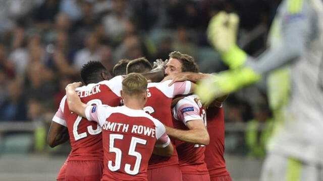 Arsenal goleó 3-0 al Qarabag por la fase de grupos de la Europa League [RESUMEN]