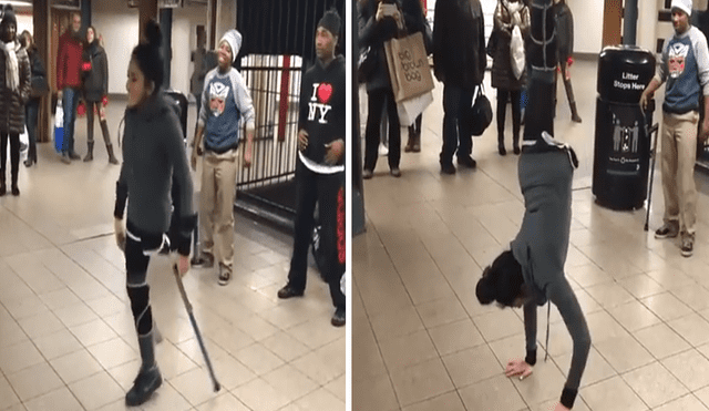 Facebook: Joven con discapacidad sorprende con pasos de break dance [VIDEO]  