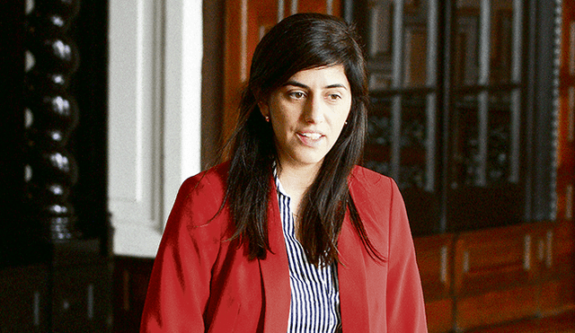 María Antonieta Alva, ministra de Economía.