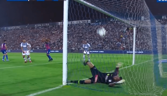 Jonathan Hansen venció la portería de Pedro Gallese y decretó el 1-1 en el Alianza Lima vs. Alianza Universidad. | Foto: Gol Perú