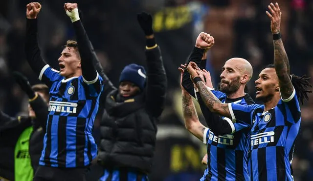 Inter clasificó a la siguiente ronda de la Copa Italia tras vencer al Cagliari como local. Foto: AFP.