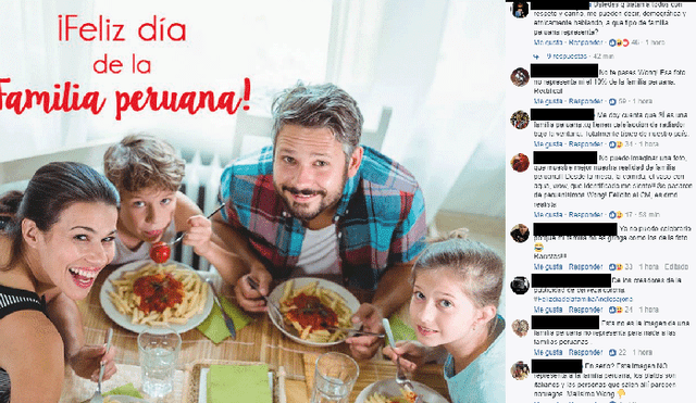 En Facebook, publicación de supermercado sobre 'familias peruanas' desata polémica en redes [FOTO]