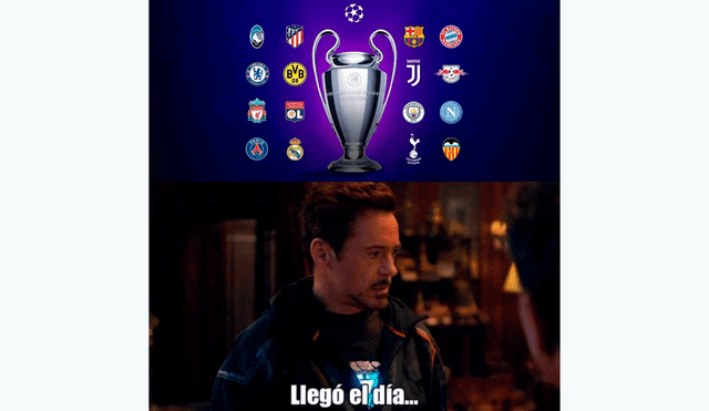 Memes del Sorteo de la Champions League 2019-2020. Foto: Facebook.