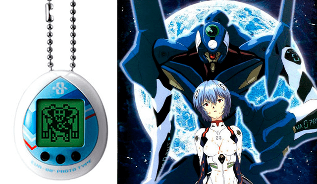 Tamagotchi inspirado en el Eva 00 de Rei.