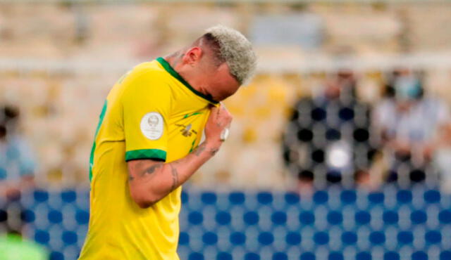 Neymar perdió la final de la Copa América ante Argentina. Foto: EFE