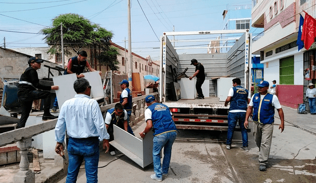 Chiclayo: intervienen a comerciantes del sector La Cachina [VIDEO]