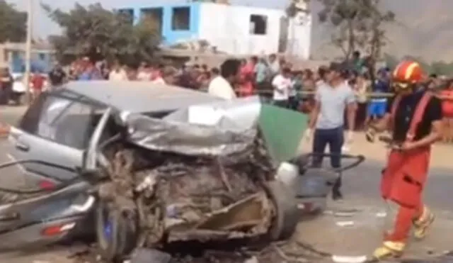 Huaral: Accidente de tránsito deja 2 muertos y 5 heridos