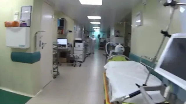 El video muestra la unidad de cuidados intensivos de un hospital de Moscú. Fuente: Facebook.