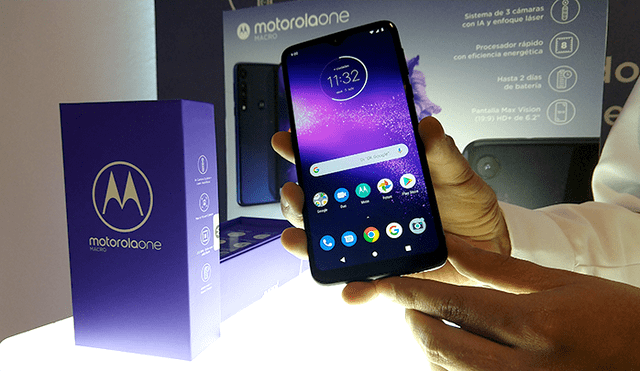 Lanzamiento oficial del Motorola One Macro en Peru.