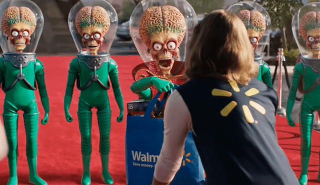 Super Bowl: extraterrestres del cine aparecen en comercial de Walmart