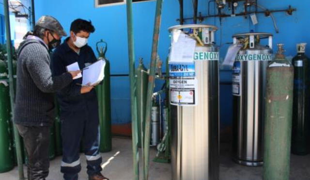 EsSalud también puso a disposición un isotanque generador de oxígeno líquido. Foto: Difusión