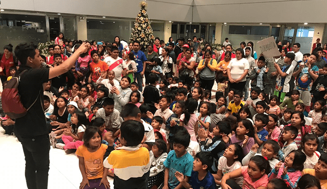 500 niños y adolescentes que vivían en las calles disfrutaron show navideño 